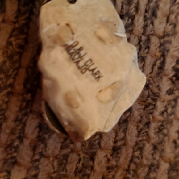 Vtg. Schaef Designs Turquoise & Sterling Silver Charm Bracelet & Earrings - Picture 7 of 8